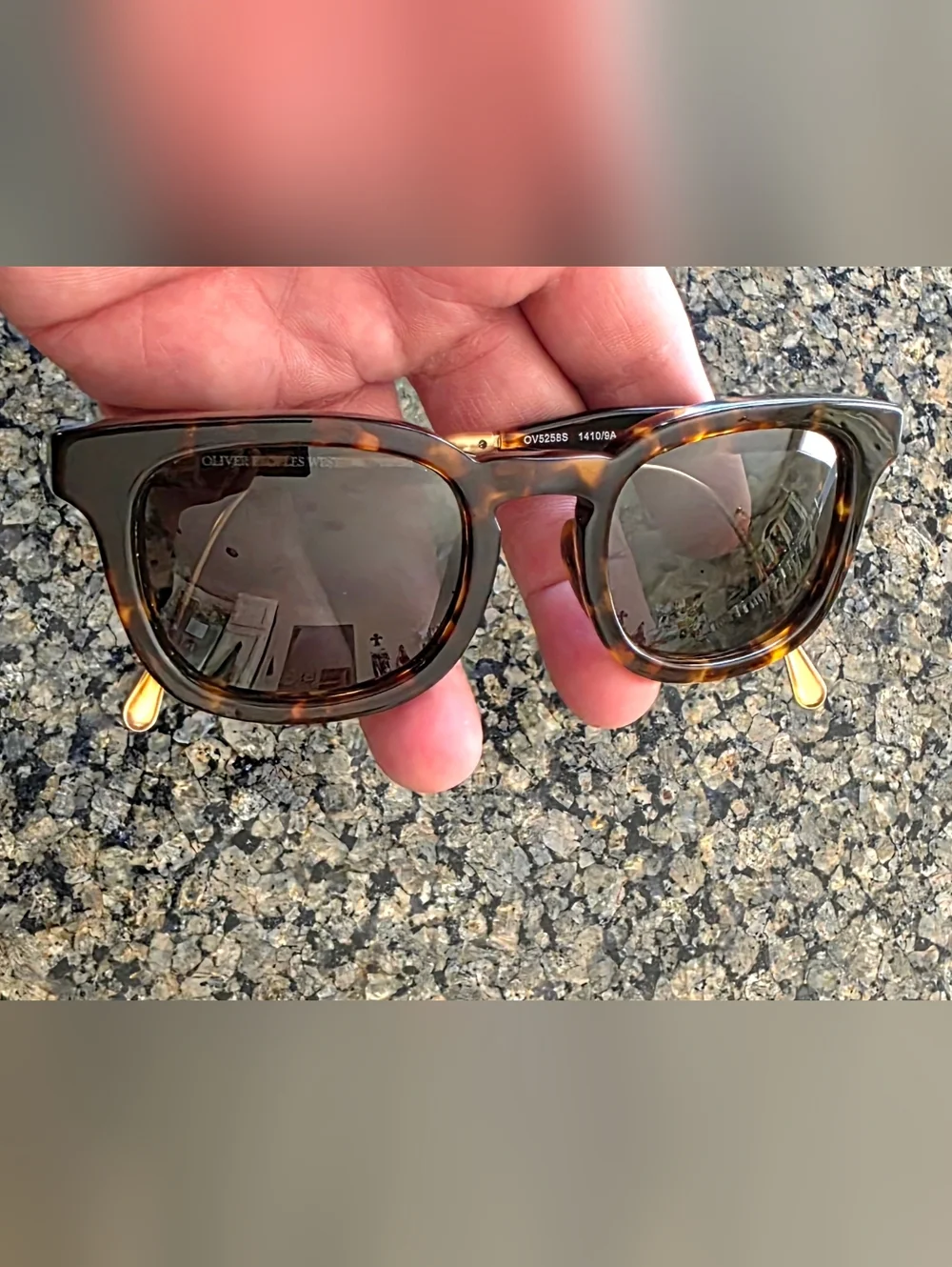 Oliver Peoples West Tortoise Polarized OV5258S Sunglasses Cabrillo 49-22-145 - Picture 6 of 11